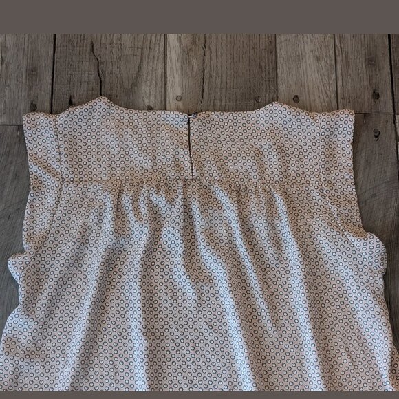 Ann Taylor LOFT, Sleeveless Blouse, Light Pink Print, Sz S - Picture 7 of 9